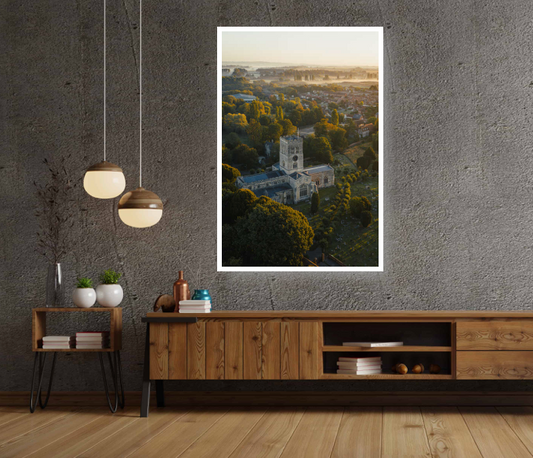 Sunrise Over the Old Church