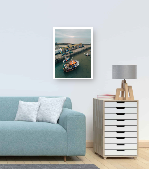 Harbour Boats at Low Tide – Lyme Regis