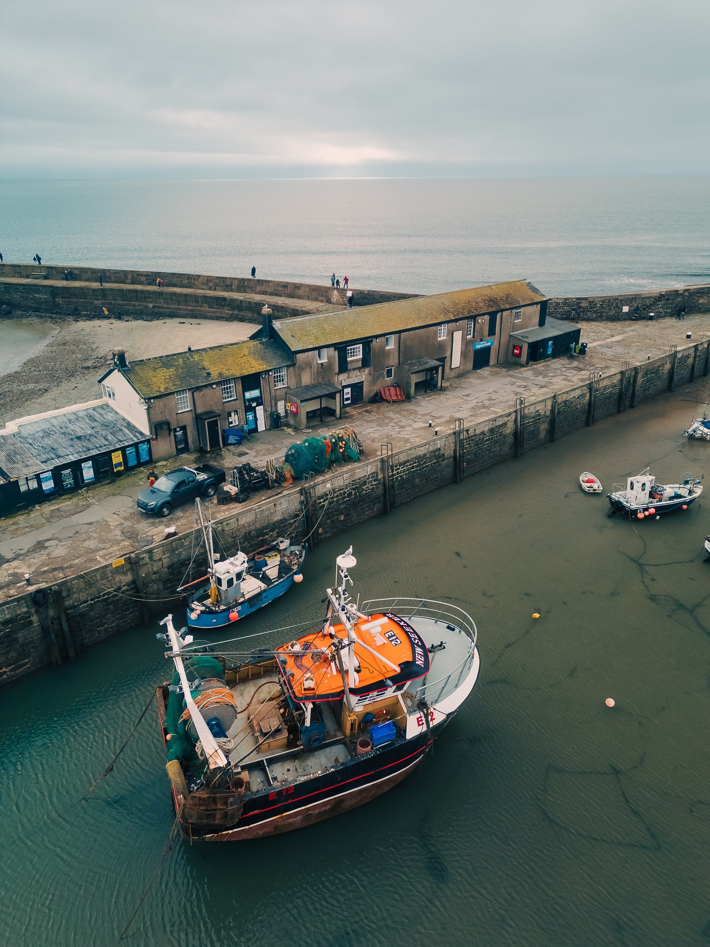 Harbour Boats at Low Tide – Lyme Regis