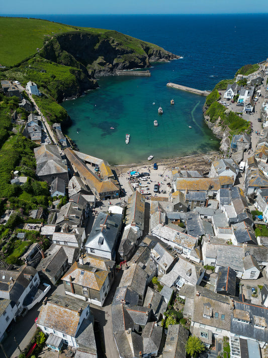 Harbour of Quiet Tides – Port Isaac from Above