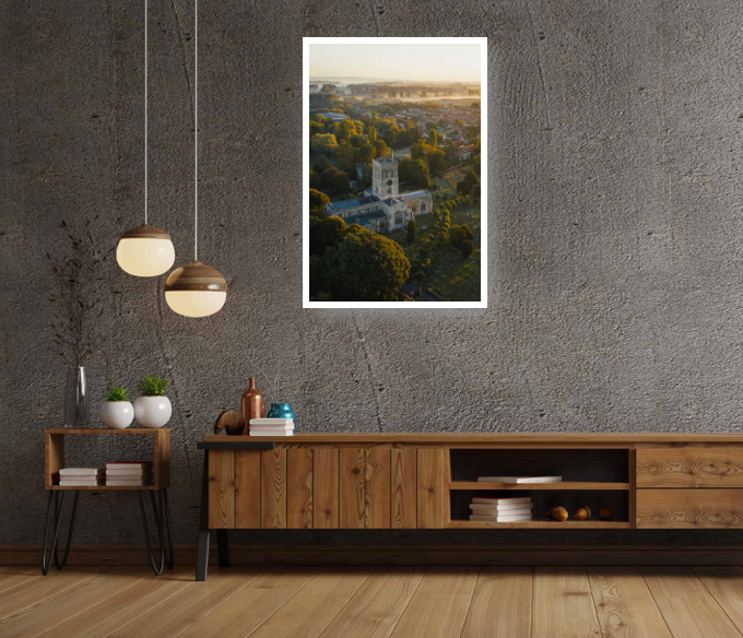 Sunrise Over the Old Church