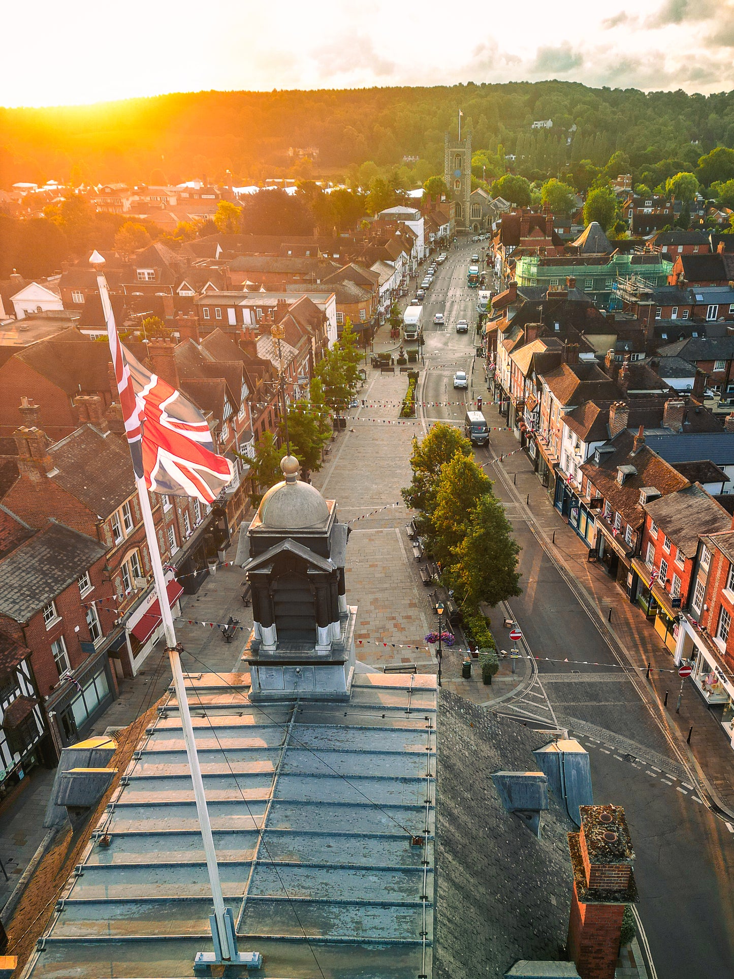 Sunrise Over Henley - The Heart of the Town Awakes
