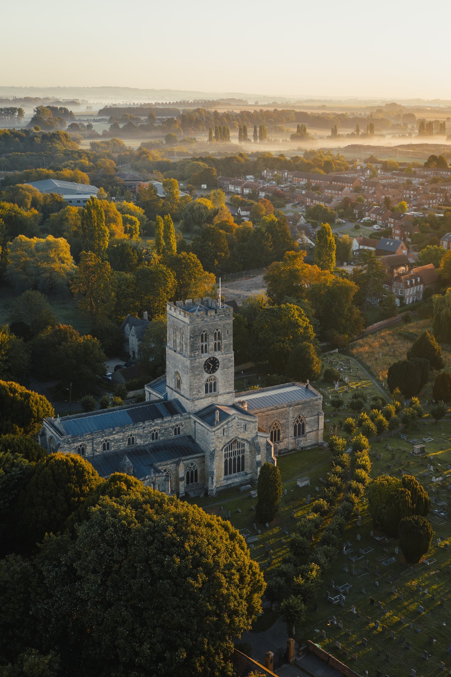 Sunrise Over the Old Church